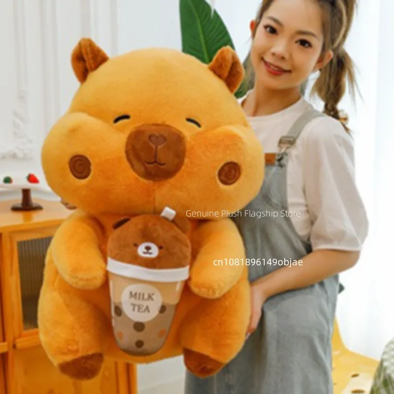 45/55/65Cm Big Size Capybara Grappige Anime Pluche Gevulde Pop Kawaii Kamer Decoratie Knuffels Kussen ornamenten Kinderen Geschenken