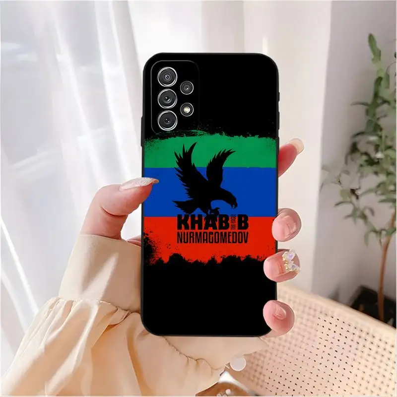 Dagestan Flag Phone Case For Samsung A01 A12 A11 A02 A22 A21 A20 A10 S A5 A6 A7 2018 Black Soft Silicone Coque