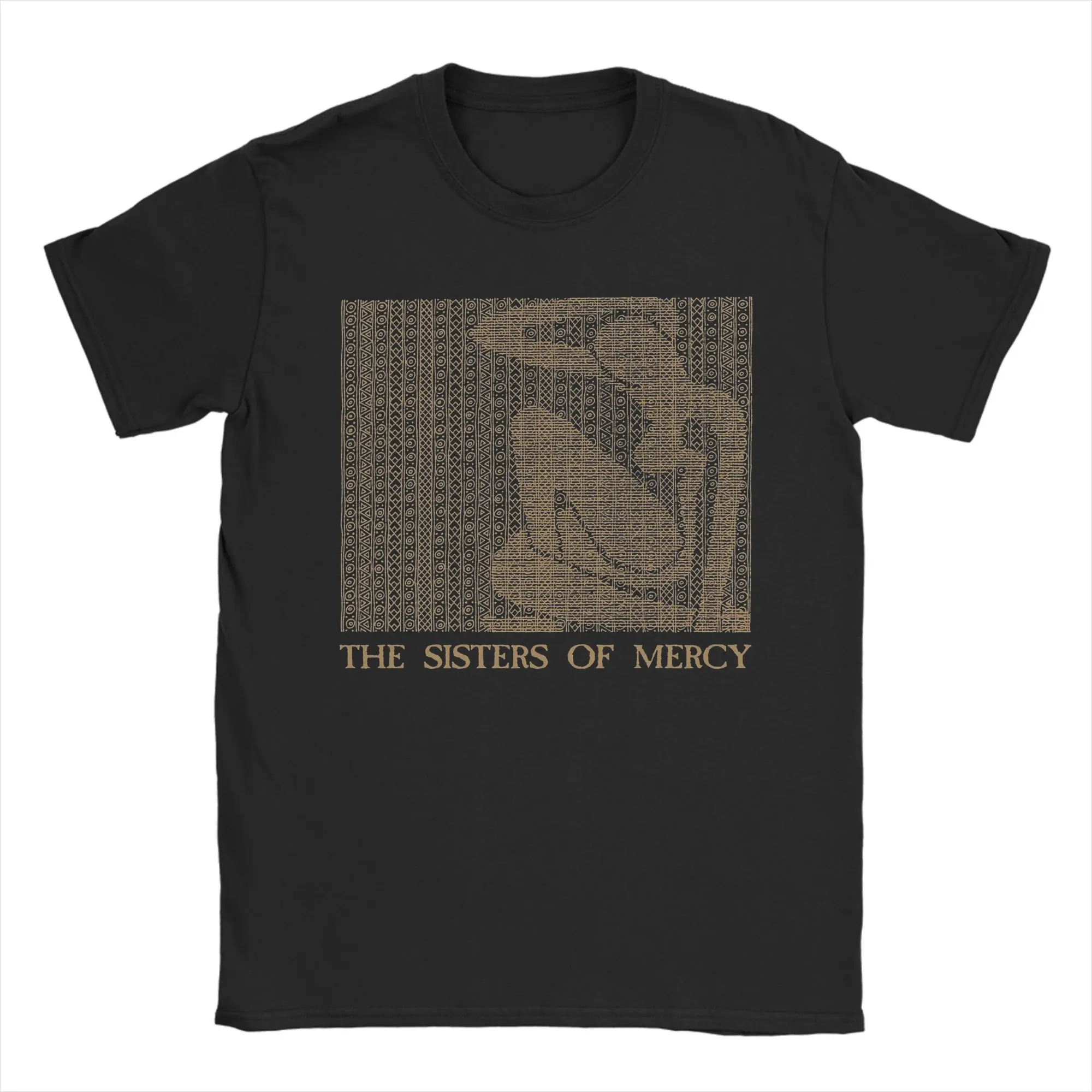 Alice  The Sisters of Mercy T Shirt for Men Cotton Creative T-Shirts Round Collar  Tee Shirt Short Sleeve Tops Plus Size