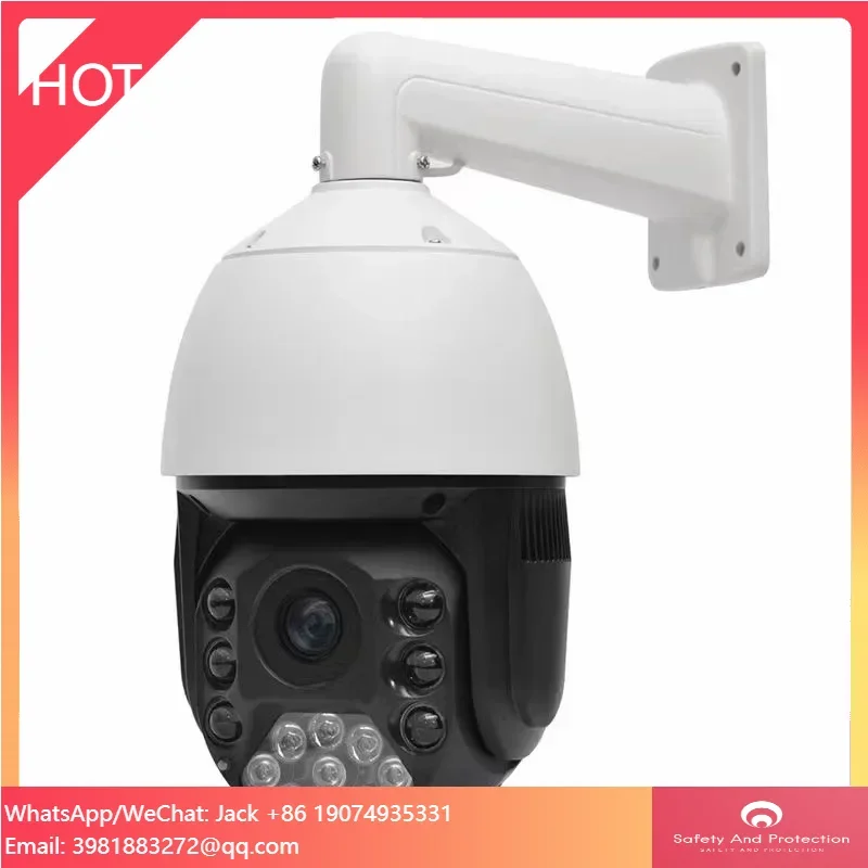 

Long Range 10inch 5MP 8MP 4K Two Way Audio Full Color Human Auto Tracking 36X PTZ Network Camera