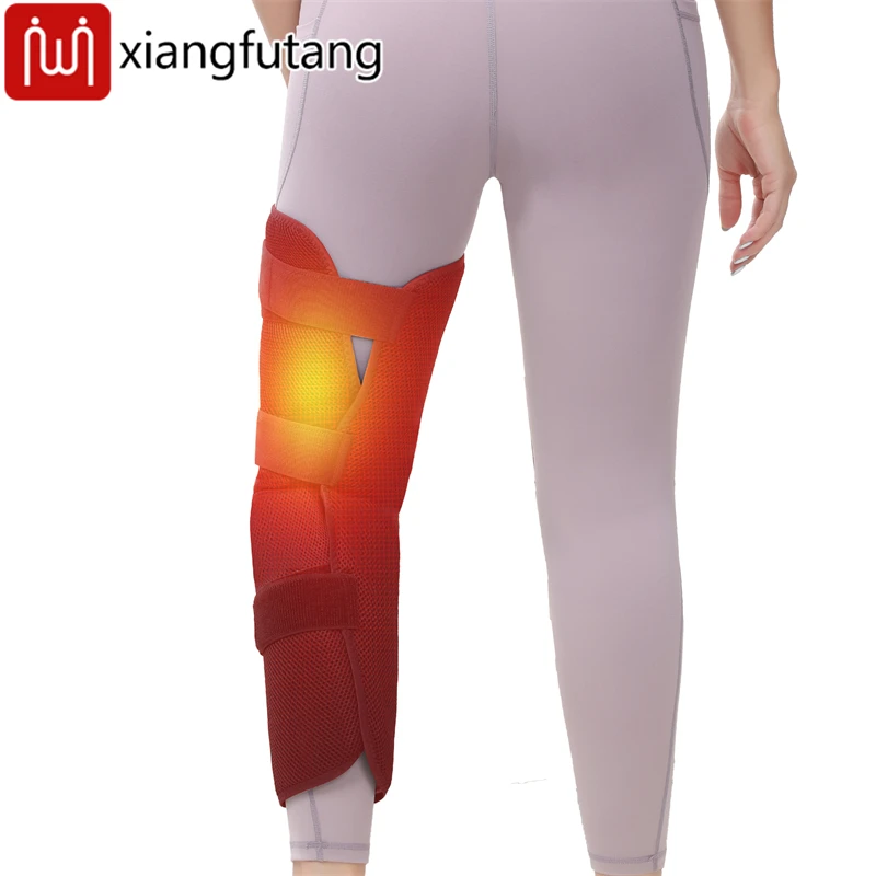 Leg Heating Pad with Vibration Massager Thigh Knee Calf Warmer Long Leg Heated Wrap for Pain Relief and Sports Injury Recovery