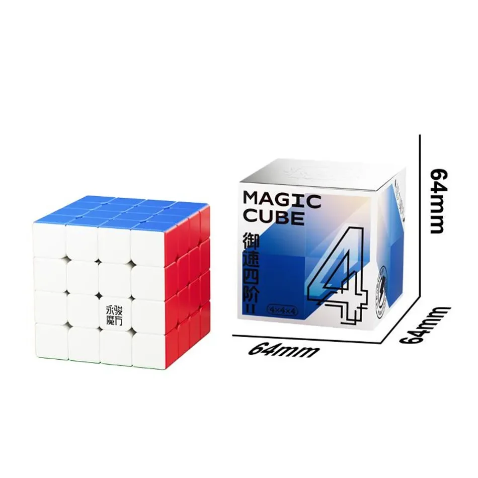 [JudyCube] YJ Nieuwe YuPo/YuLong/YuSu II Magnetische 2x2 3x3 4x4 Stickerloze Speed Cube YongJun Magische Kubus Puzzel Cubo Magico