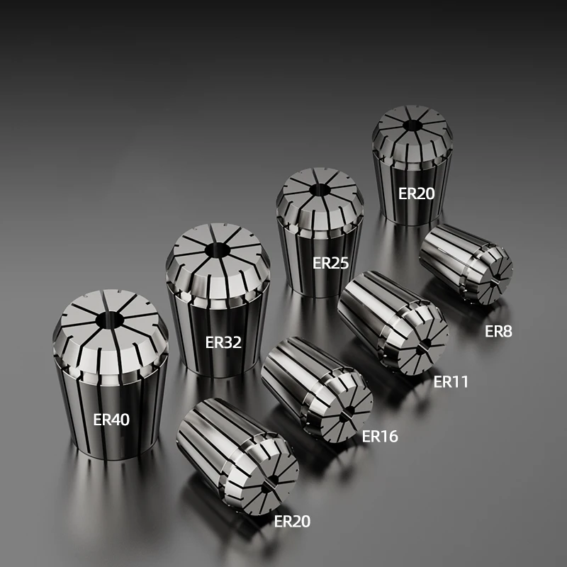 1PC ER11 ER16 ER20 ER25 ER32 A/AA High Precision 0.015 0.015/0.008 mm Spring Collet Suitable Engraving Machine Spindle CNC