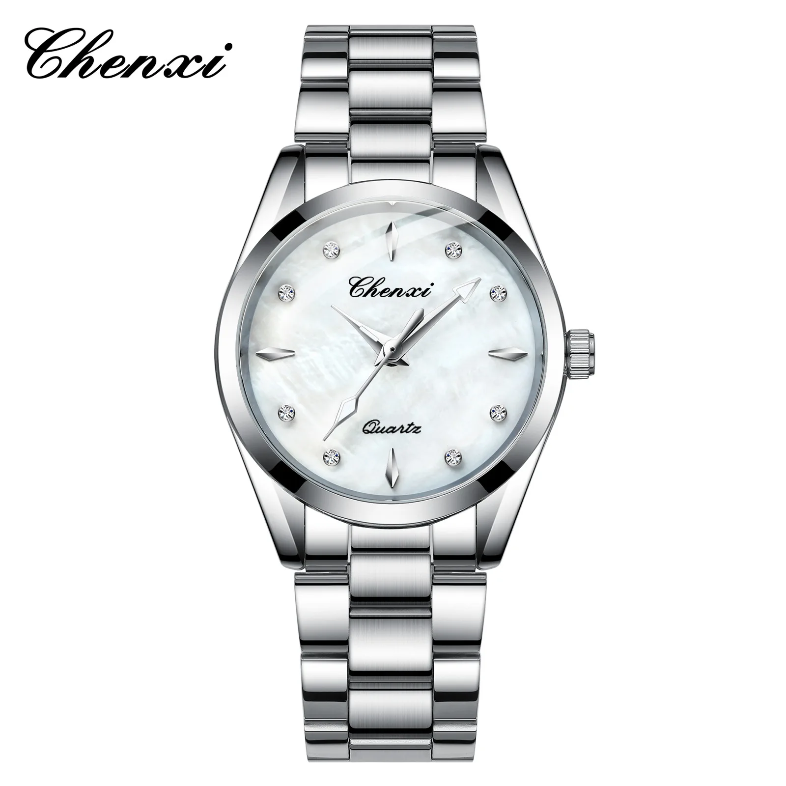 

CHENXI 006T Роскошные мини-женские молодые наручные часы, водонепроницаемые часы из нержавеющей стали для женщин, кварцевые женские часы высокого качества