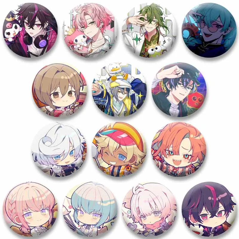 Nette Cartoon Merold Cielomort Tuxam Runde Brosche Anime Spiel Fragaria Erinnerungen Abzeichen Rucksack Schmuck Pins Zubehör WEIHNACHTEN Geschenke