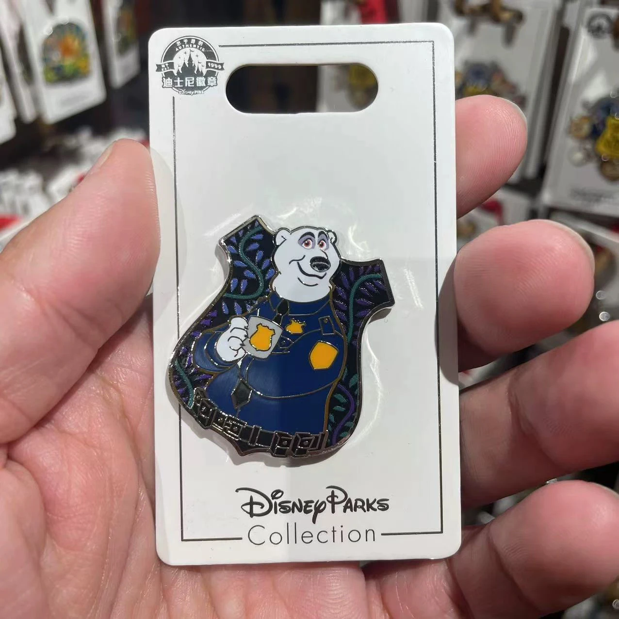 上海ディズニーランドコレクションフィニックジュディキャラクターバッジ子供かわいいギフトや誕生日プレゼント