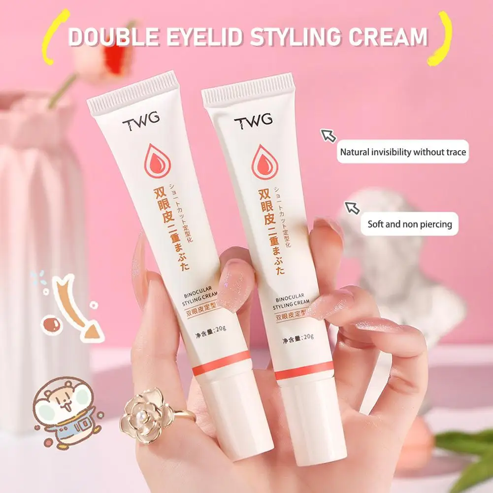 Double Eyelid Shaping Cream Invisible Double Eyelids Big Eye Natural Lasting Waterproof Lift Eyelid Glue Eye Makeup Tools