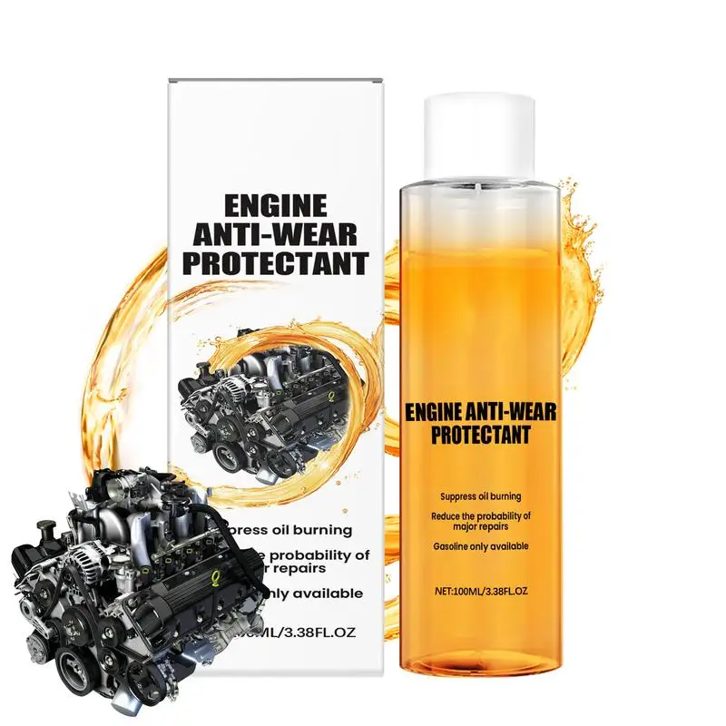 Engine Anti-Wear Agent 100ml Engine Anti-Wear Protection Agent Engine Restorer & Lubricant For Repair Noise Reduction Suppressor