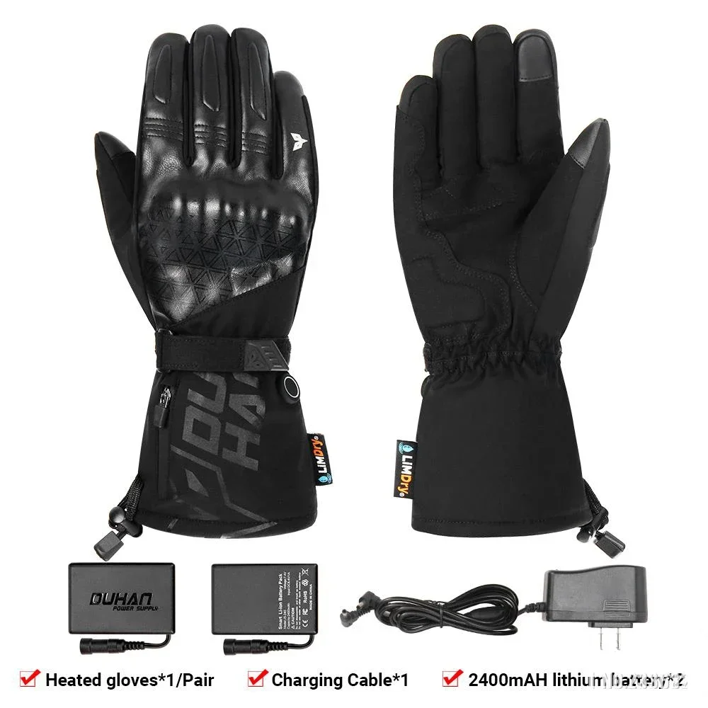 

Mew Motorcycle Heated Gloves Winter Men Women Waterproof Skiing Warm Heating Protective Glove Motocross outdoors M-2XL