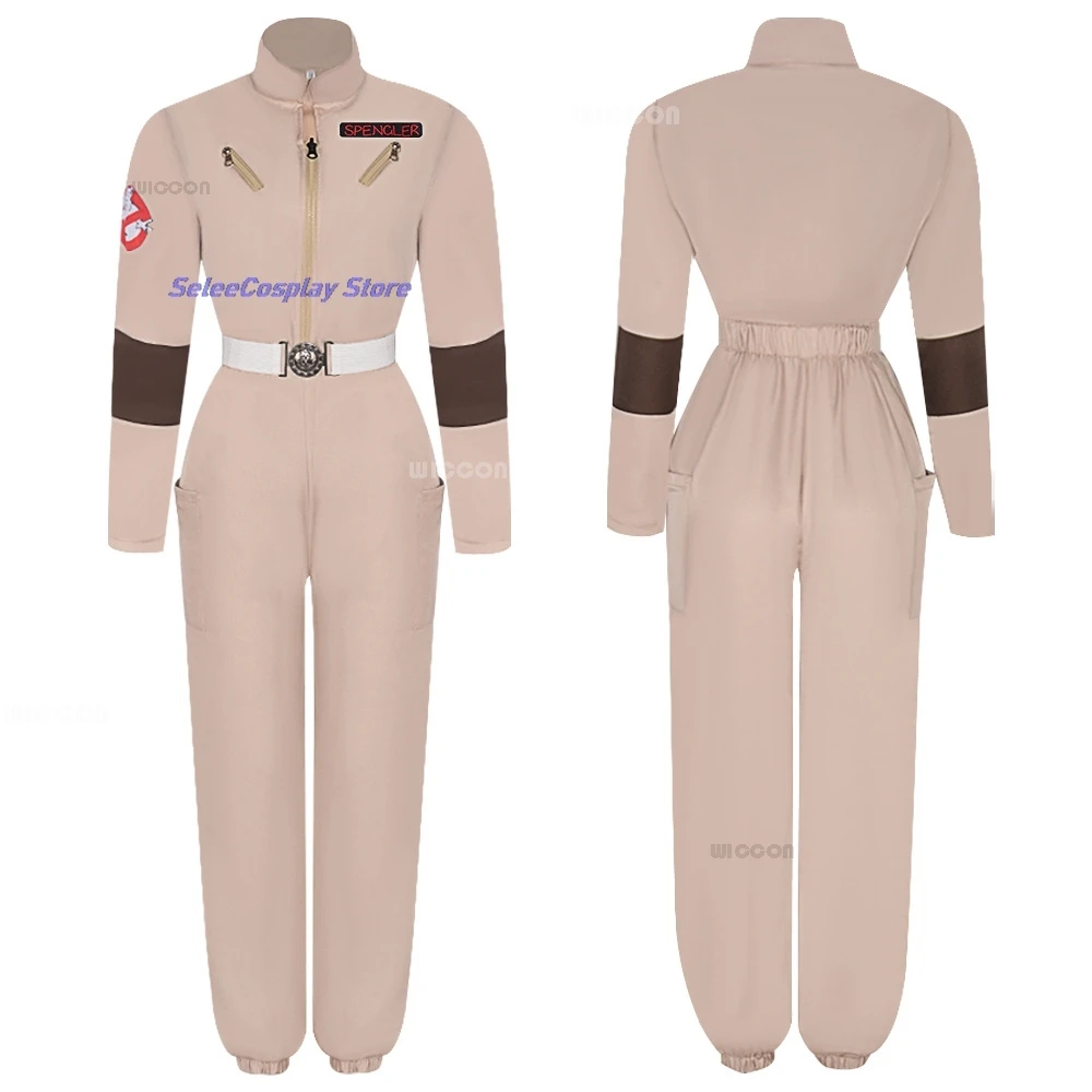 Ghost Busters Cosplay Afterlife Cosplay Phoebe Men Women Uniforms Jumpsuit Costume Carnival Outfit Roleplay Adults Kids Clothes