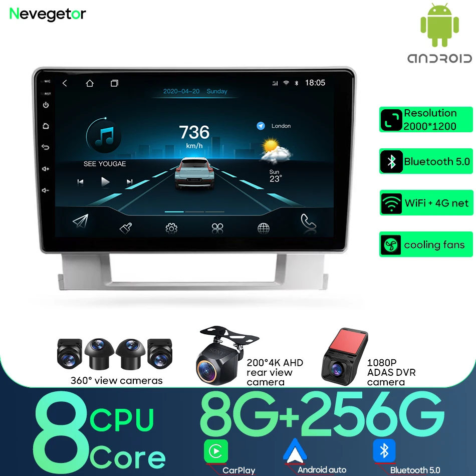 

For Buick Excelle 2 2009 - 2015 For Opel Astra J 2009 - 2017 Car Multimedia Player Video Player GPS Navigation Android Stereo