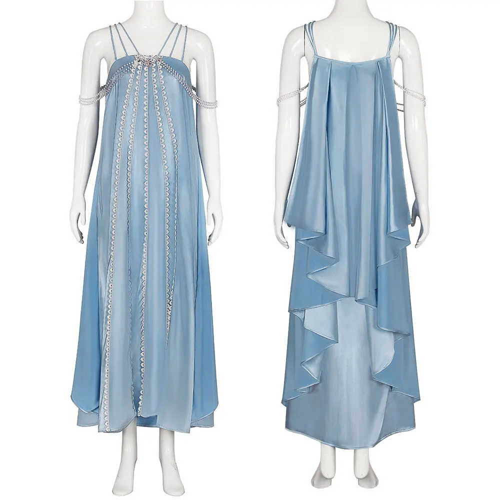 TV Fantasia Padme Amidala Role-Play Outfit Women's Gown Loungewear Revenge of the Sith Nightdress Set Halloween Festival Attire