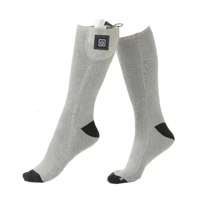 

unisex Electric Heated Socks Winter Warm Socks Cold Weather Thermal Heating Socks Foot Warmers 3 Level Temperature Adjustment