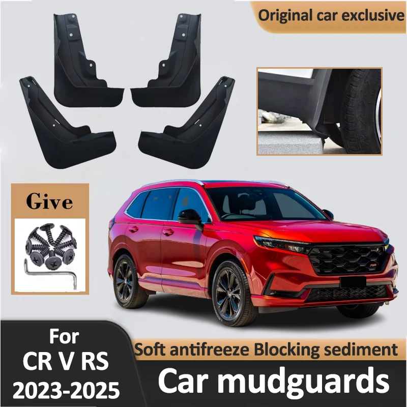 Mudguard Mud Flaps For Honda CR V CRV RS 2023 2024 2025 Front Rear Wheel Fender Splash Guards Mudguards Mudflaps Car Accessories