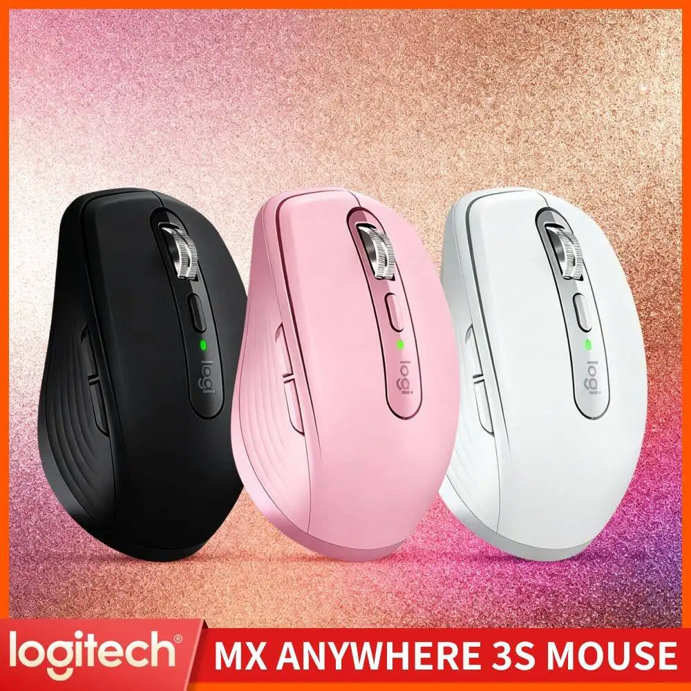 Logitech MX Anywhere 3S Wireless Mouse for Freelance Designers High DPI Multi-OS Compatible