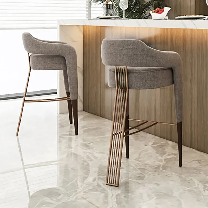 Nordic Lounges Bar Stoelen Ergonomische Luxe Ontspannende Salon Woonkamer Bar Stoelen Nordic Troon Meester Eetstoelen Meubels