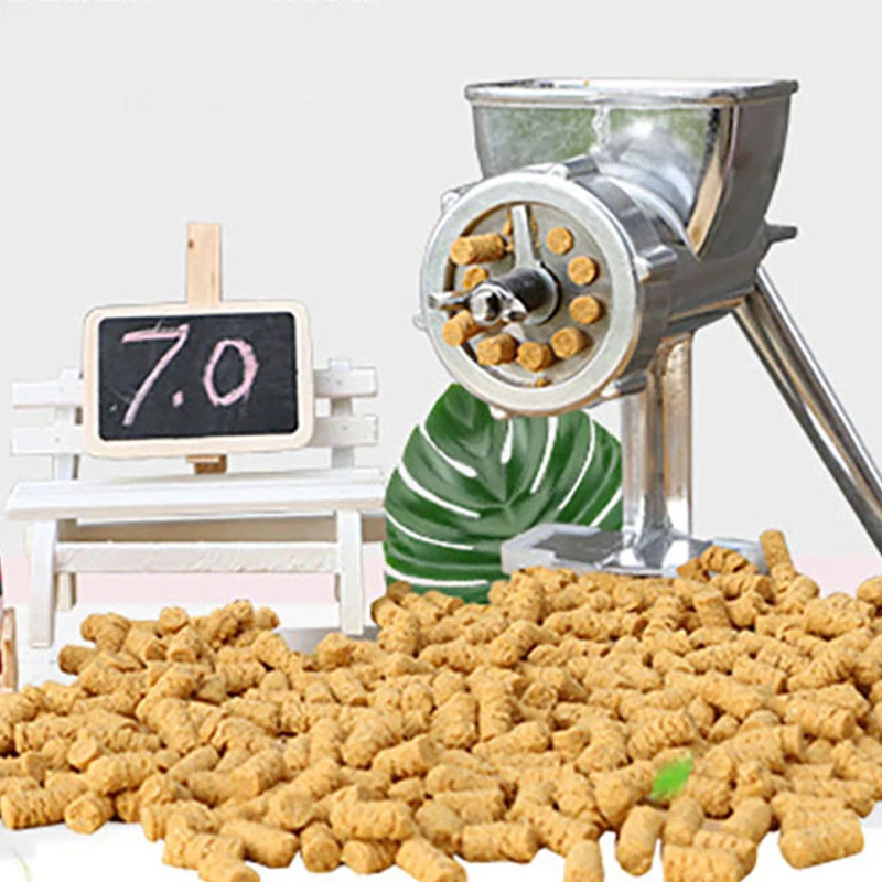 

Household Bird Feed Extruder Processing Tool Manual Feed Pellet Making Machine Poultry Rabbit Feed Pellet Making Machine
