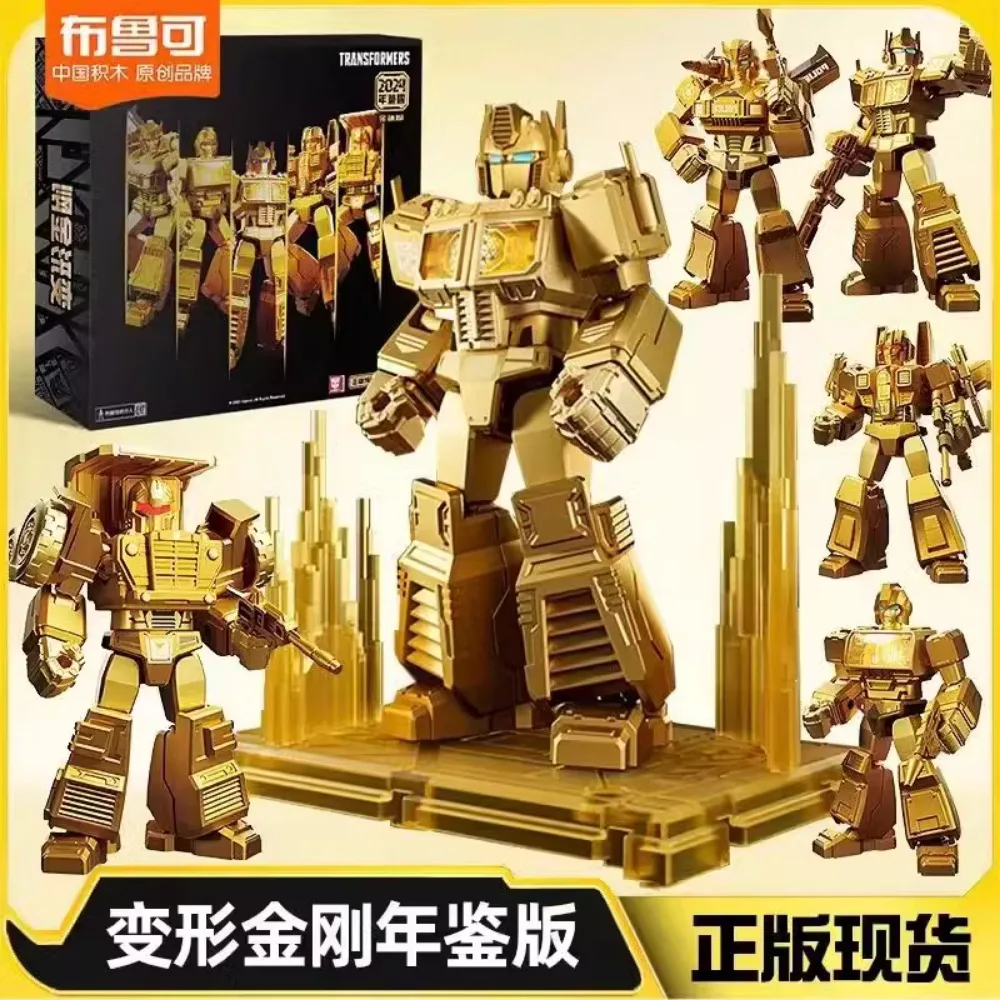 Echte Blokees Transformatie 2024 Jaarboek Limiet Editie Megatron Optimus Prime Bumblebee Actiefiguren Kinderen Hobby Geschenken