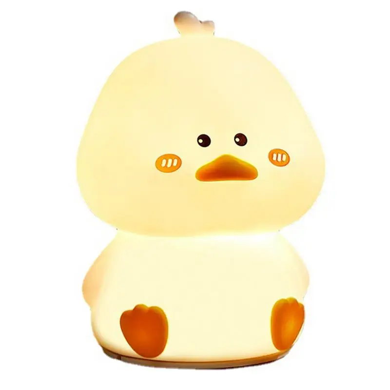 

Pat Led Light LED Touch Sensor Table Lamp Duck Shape Bedroom Desk Light USB Charging Ambient Night Light For Kid Room