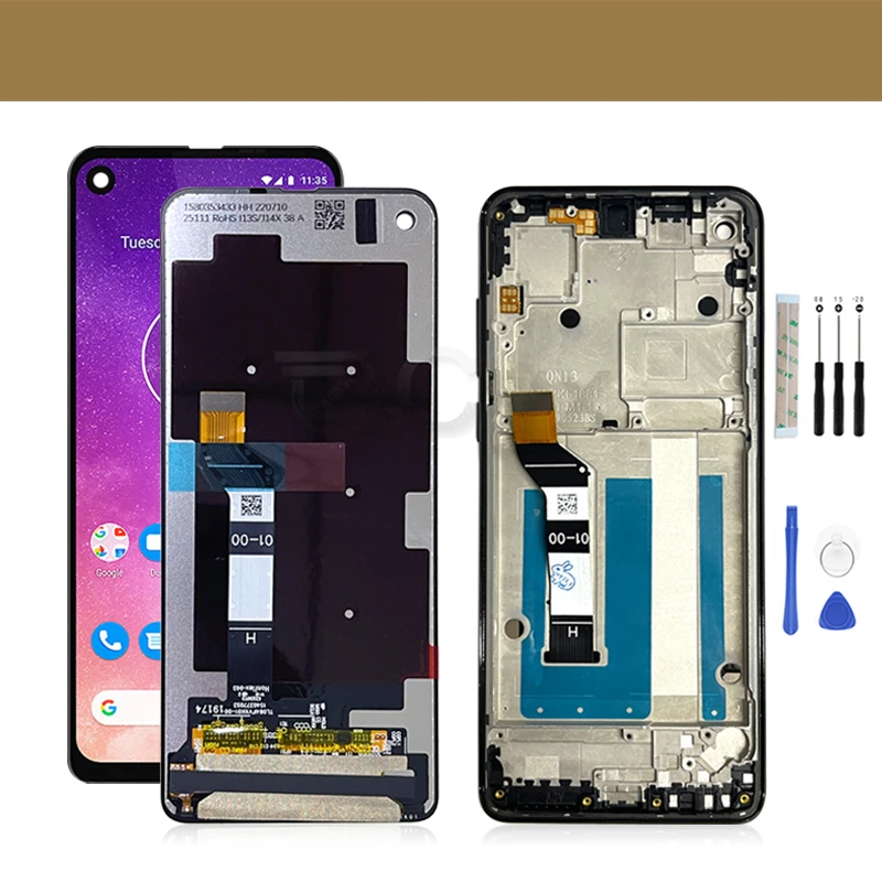 OLED For Motorola Moto One Vision LCD Display Touch Screen Digitizer Assembly XT1970-1 XT1970-2 Display Replacement Parts