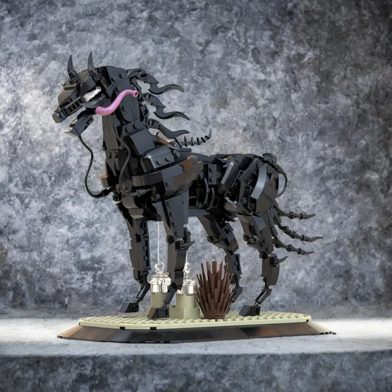 

484PCS MOC Venomses HORSE Educational Building Blocks Super Heroes Gift for Kids Operational Ability Training