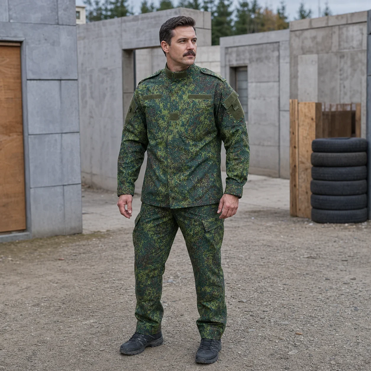 Camouflage Special Forces Workwear Set for Men and Women Student Military Training Uniform Wear Resistant Labor Protection Su