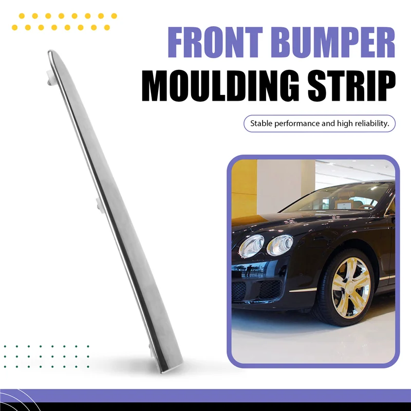 

X39A-For Bentley Flying Spur 2005-2013 Car Front Bumper Moulding Strip