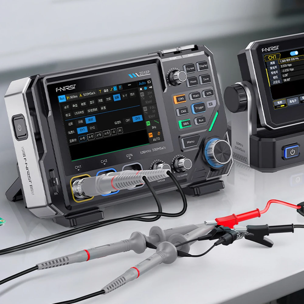 2D15P Digital Oscilloscope, Four-and-a-half-digit Multimeter, Three-in-one Signal Generator