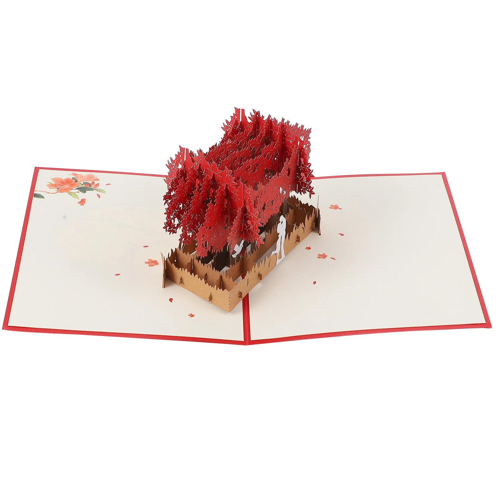 

3D Love Greeting Cards Quality Paper Bird Design Sweet Words Valentine Day Birthday Gifts Thank You Cards Bouquet Invitations