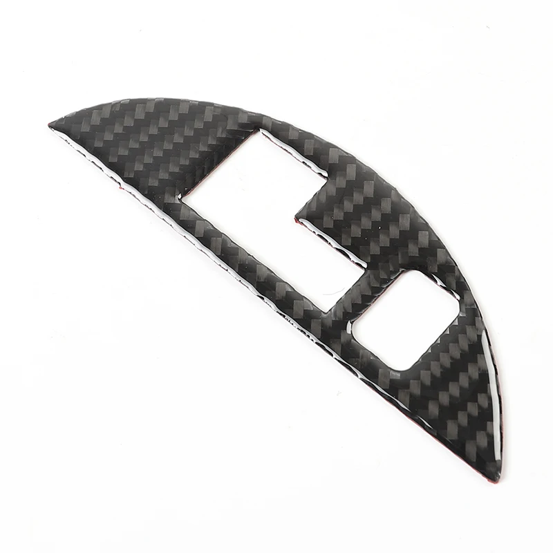 1piece set soft carbon fiber For Mazda MX-5 Fiat 124 Abarth 124 2016+car center control gear indicator frame sticker accessories 3