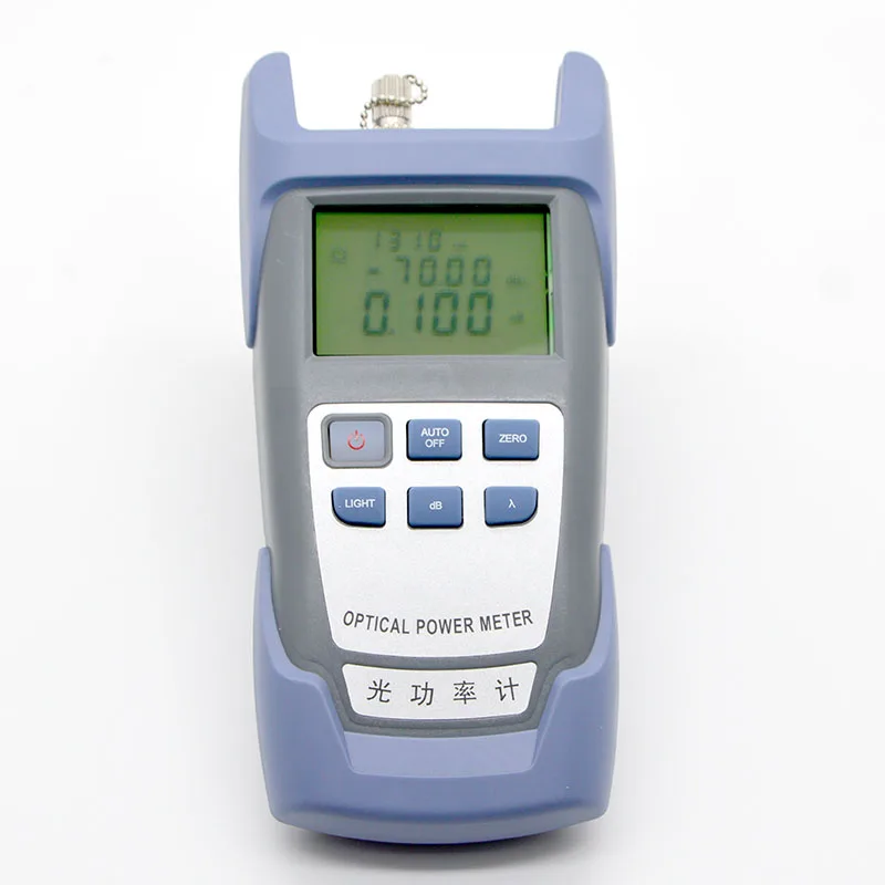 FC/SC /ST 어댑터 ST 인터페이스가 있는 새로운 광 파워 미터 광학 감쇠 테스트 감지기 범용 테스트 파장 850~1625nm