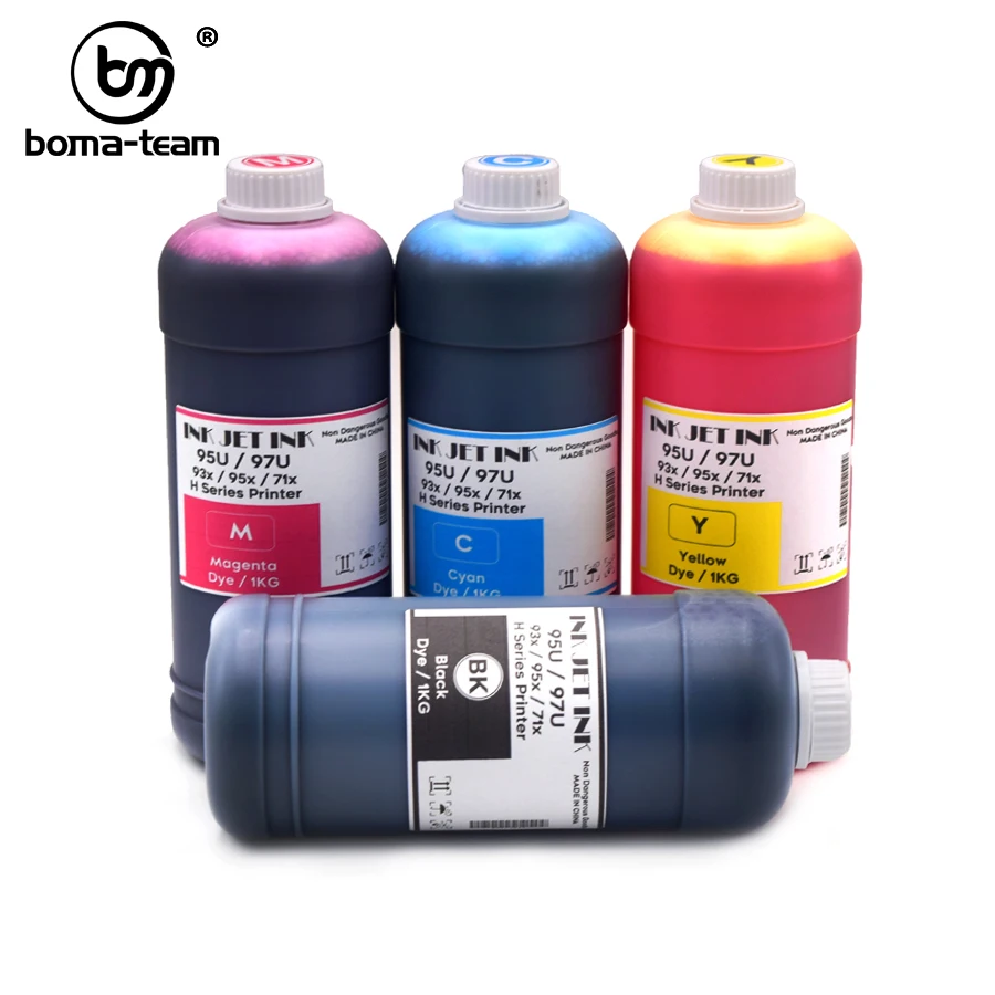 1000ml 4Color Water Based Dye Ink For HP Officejet Enterprise Colors 555 585 x555 x585 X555DN X555XH X585Z X585DN X585F Printers