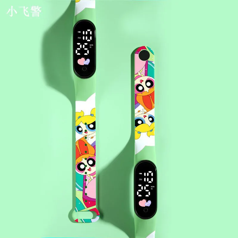 50Pcs/Lot Children LED Watch Girls Waterproof Sport Touch Screen Watches for Women Waterproof Digital Clock Bracelet Gifts