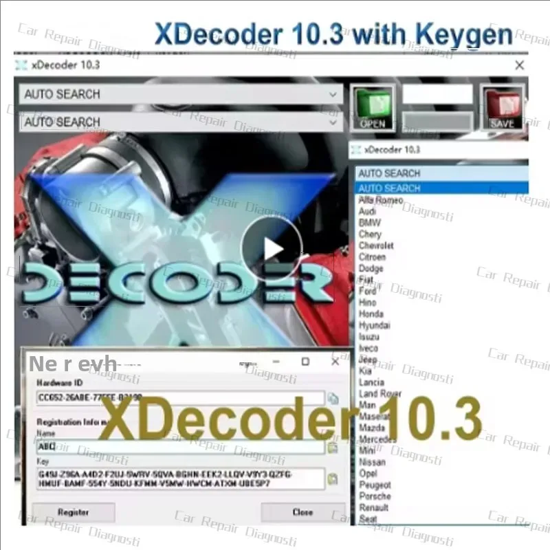 

Горячий! Xdecoder 10,3 с Keygen DTC Remover Crack DTC OFF Удаление программного обеспечения Полная версия для Hyundai/VAG EDC15 EDC16 EDC17 Xdecoder