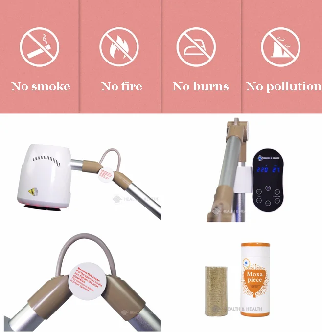 Moxa Portable 180 Degree Moxibustion Traditional Chinese Medicine Medical Equipment