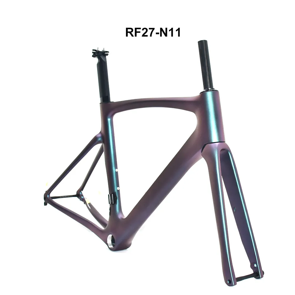 

Полностью скрытая карбоновая рама для шоссейного велосипеда. Легкая карбоновая рама для шоссейного велосипеда BB T47. Аэродинамическая карбоновая рама для шоссейного велосипеда.