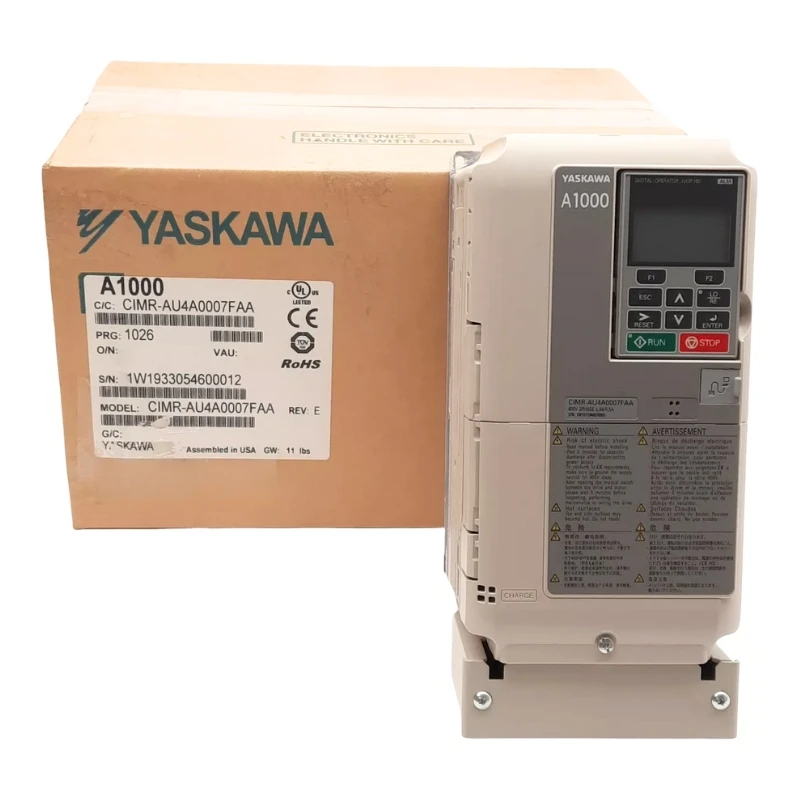 

New In Box Yaskawa CIMR-AU4A0007FAA Inverter 1 Year Warranty