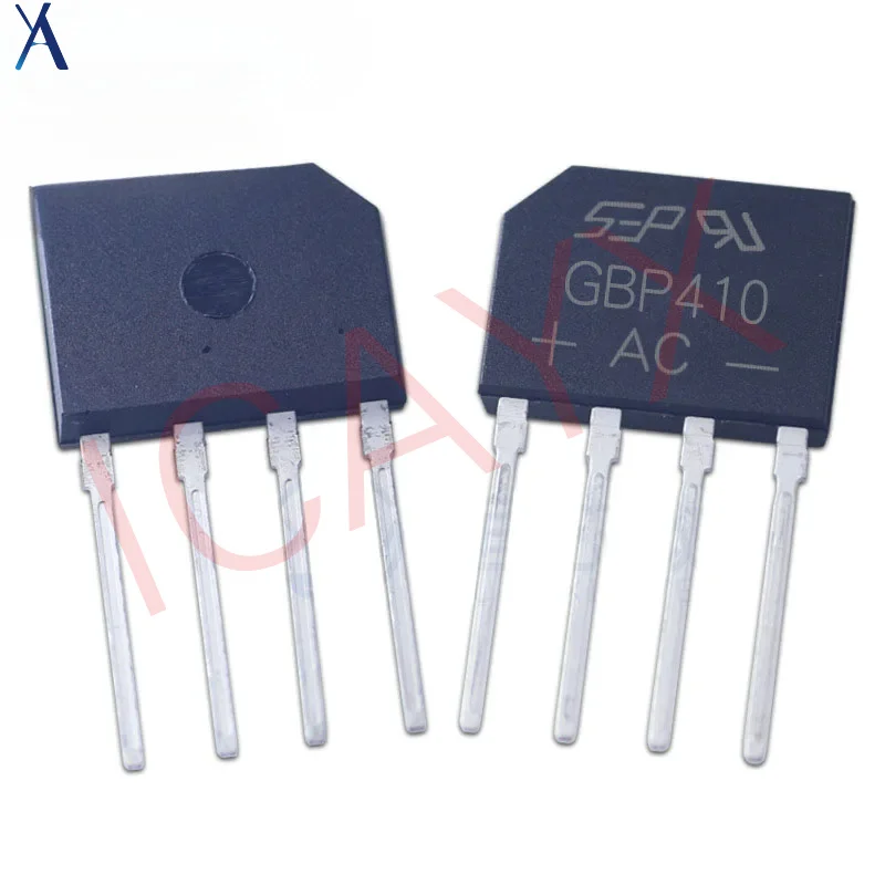 

50PCS/LOT GBP206 DIP-4 GBP208 GBP210 GBP306 GBP307 GBP310 GBP406 GBP408 GBP410 Bridge Rectifiers Single Phase Standard