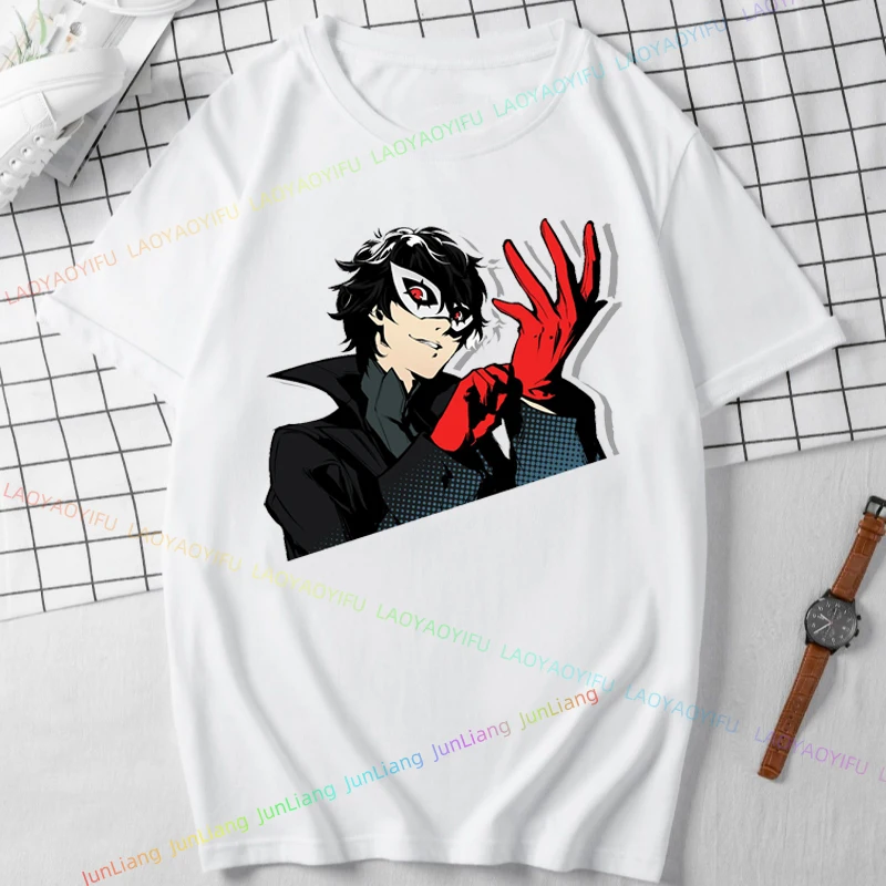 Persona 5 Me and Myself TShirt Unisex  Short Sleeve 100% Cotton Breathable Gamer Gift Shirt