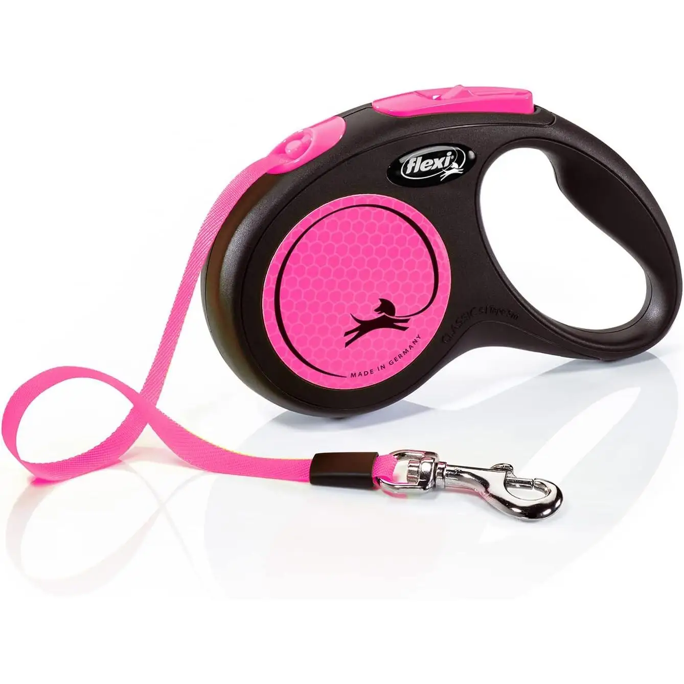 New neon flexi strap s tape 5m neon pink