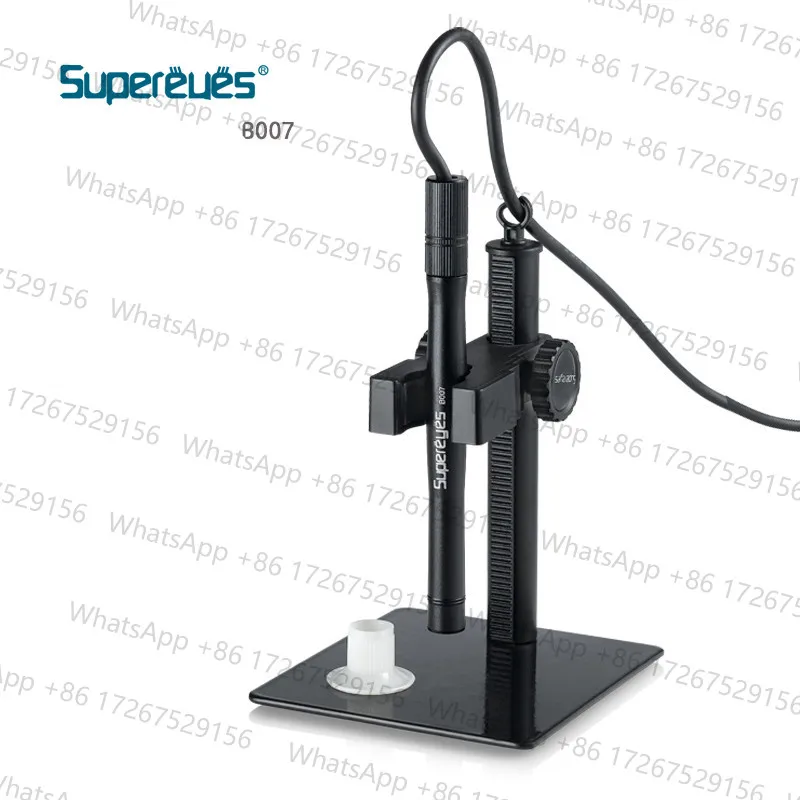 Supereyes B007 USB Digital Microscope Real 1-300X Portable Industry Endoscope  Camera Magnifier LED Hardware Tool Gap Testing