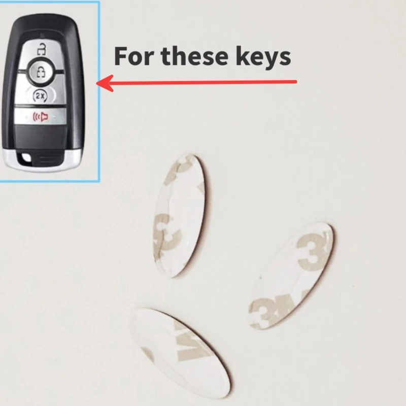 27mm length DIY Replacement Emblem Sticker for Ford Key Fob Shell