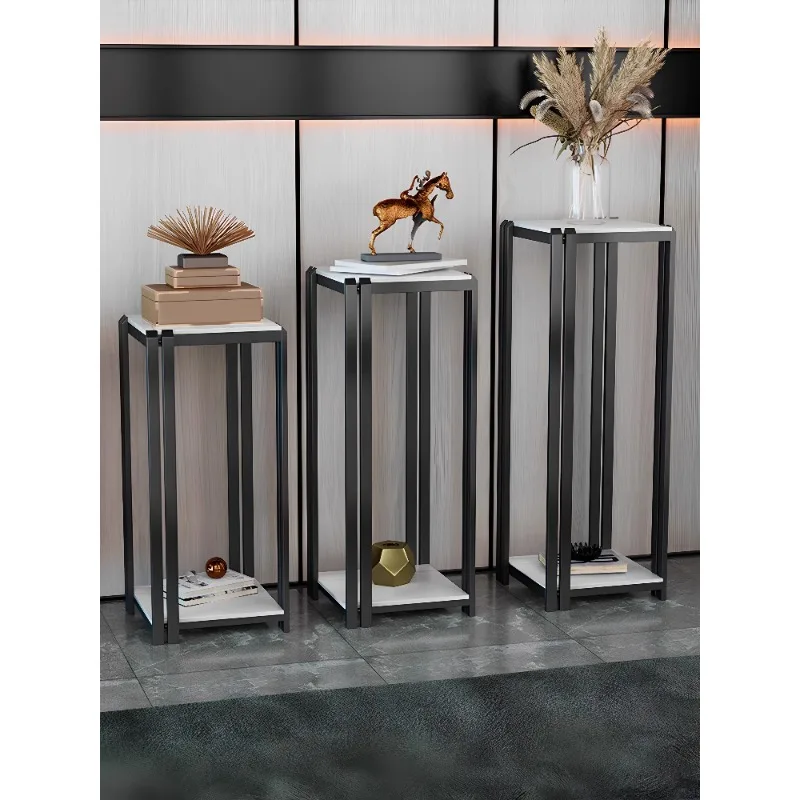 

Wrought iron flower stand Floor-to-ceiling living room Balcony shelf Indoor green plant flower pot stand Durable furniture