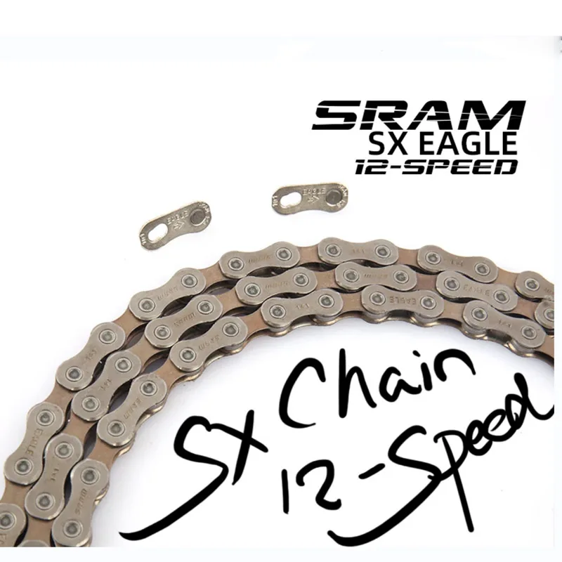 SRAM SX EAGLE 12-SPEED CHAIN 126L with Power-Lock QUICK LINK