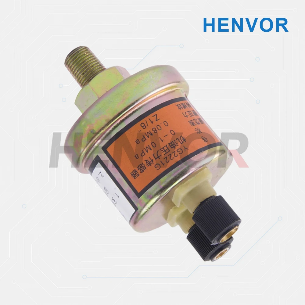 YG2221G Diesel Engine Oil Pressure Sensor 1/8NPT Thread Induction Plug Alarm Measuring Instrument Generator Gauge Sensor