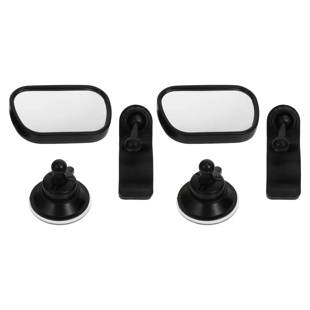 

2Pcs Car Interior Observe Mirror Baby Viewing Mirror 360 Degree Adjustable Wide Angle for Infant Rear Seat Monitoring