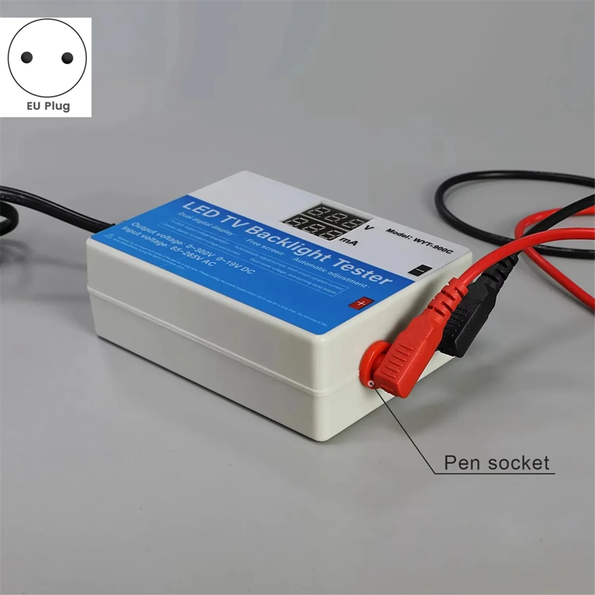 BAAQ Mltifunctional LED Tester 0-300VOutput TV Backlight Strips Beads Current and Voltage Measurement Instruments Crowbar(EU)