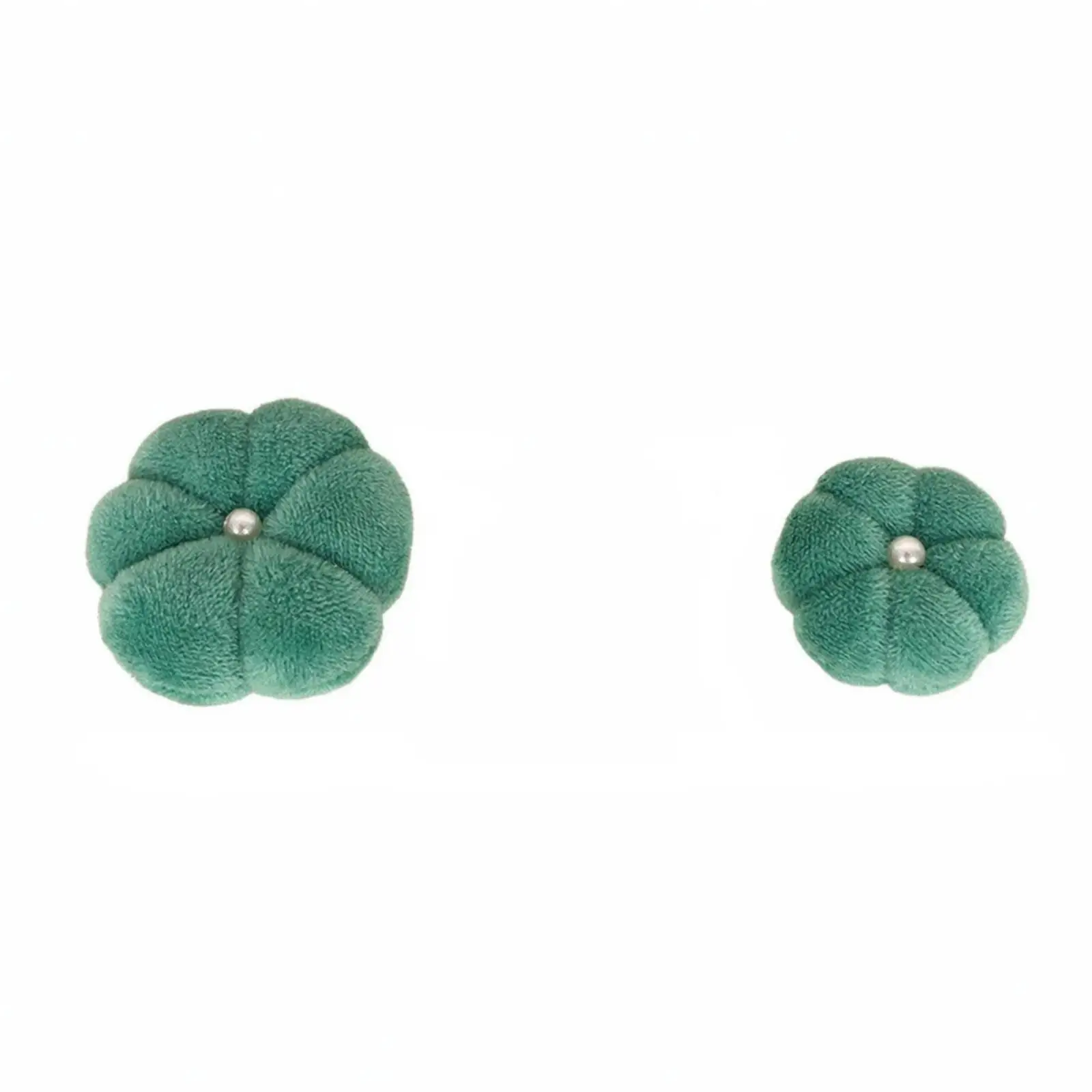 2 Pieces Cute Soft Cushion with Pearl | Soft, Pumpkin Cushion, for Shelf Styling