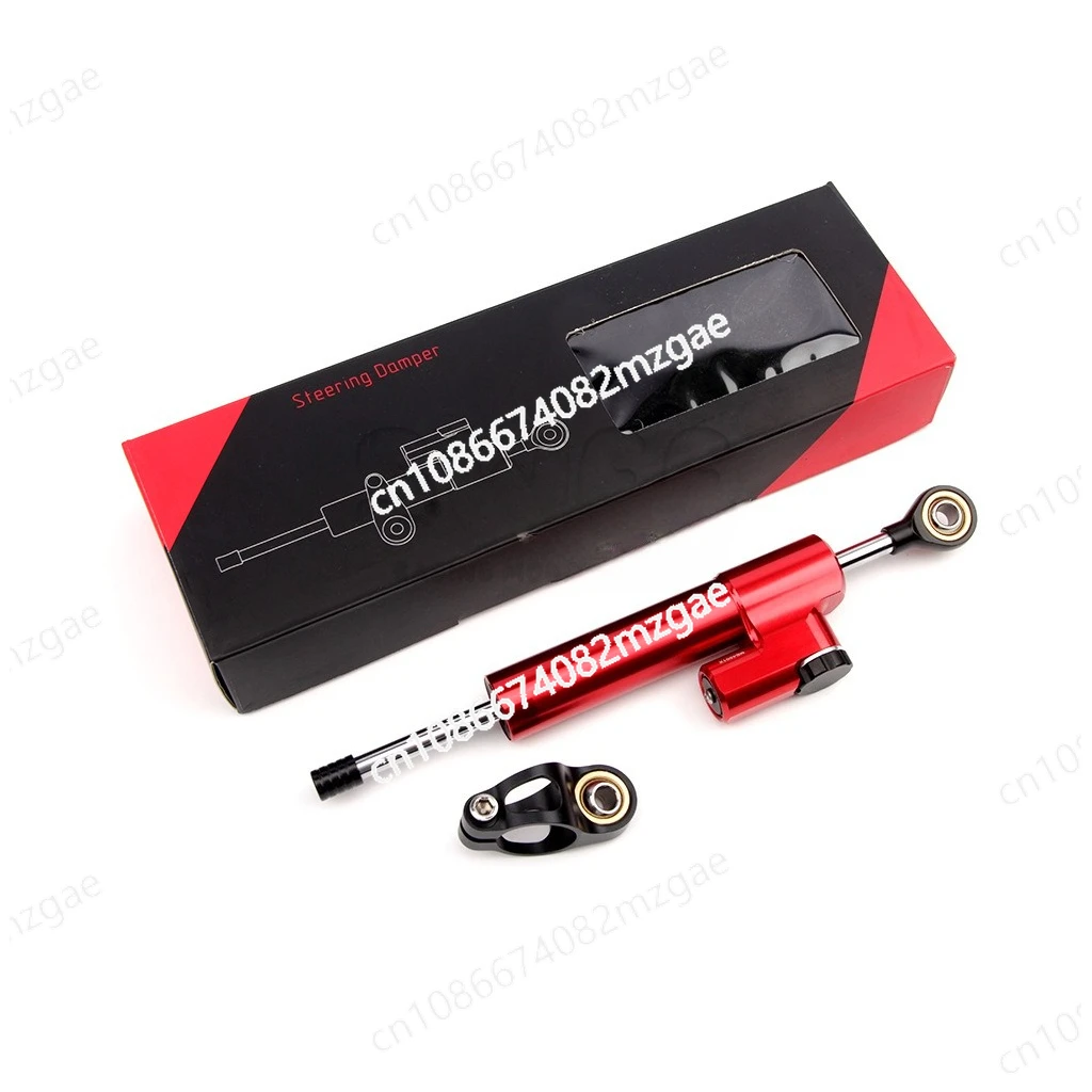 

Модифицированный руль мотоцикла, универсальная титановая линейка, направленный демпфер, стабилизатор рулевого управления