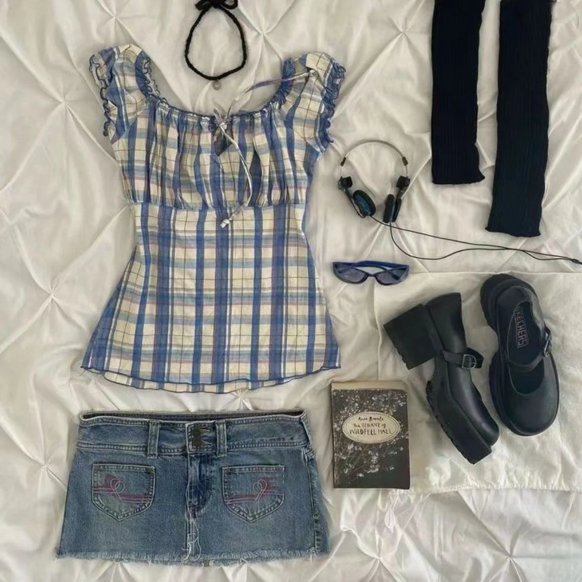 

Summer Hot Girl Outfit Set Women's New Design Sensation Small ence Svel Top High Waist ort Skirt Two Piece Set